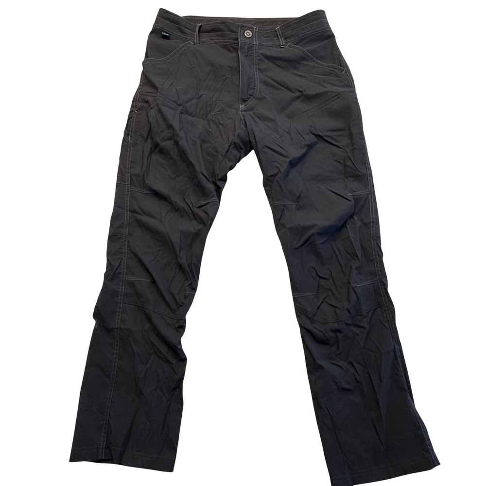Kuhl Mens 34x30 Charcoal Gray Articulated Knee Hiking Outdoor Utility Pants